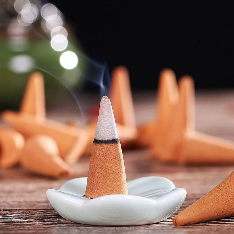 Buddha Stones Mixed Scented Tower Incense Cones - image 1