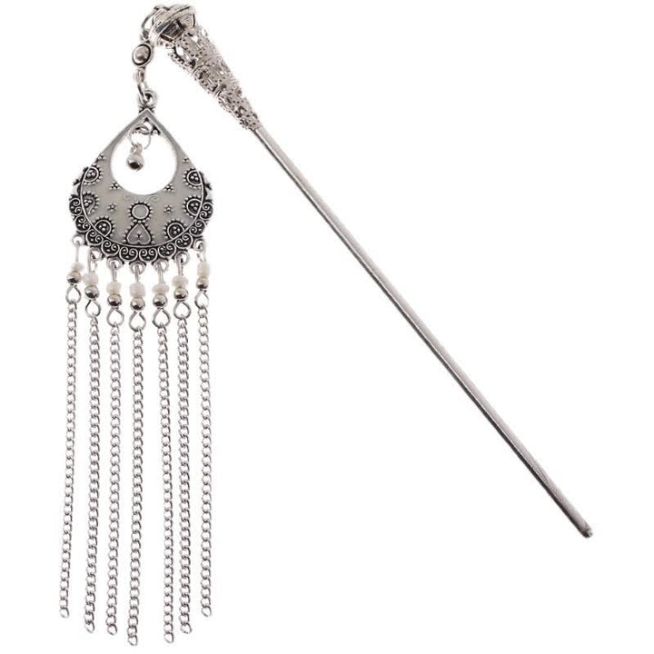 Water Drop Lily of the Valley Flowers Tassels Confidence Hairpin - image 36