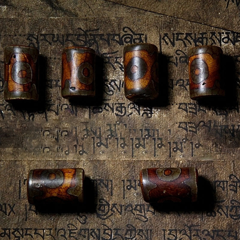 Buddha Stones Tibet 108 Mala Beads Bodhi Seed Bagua Vajra Wealth Bracelet - image 12