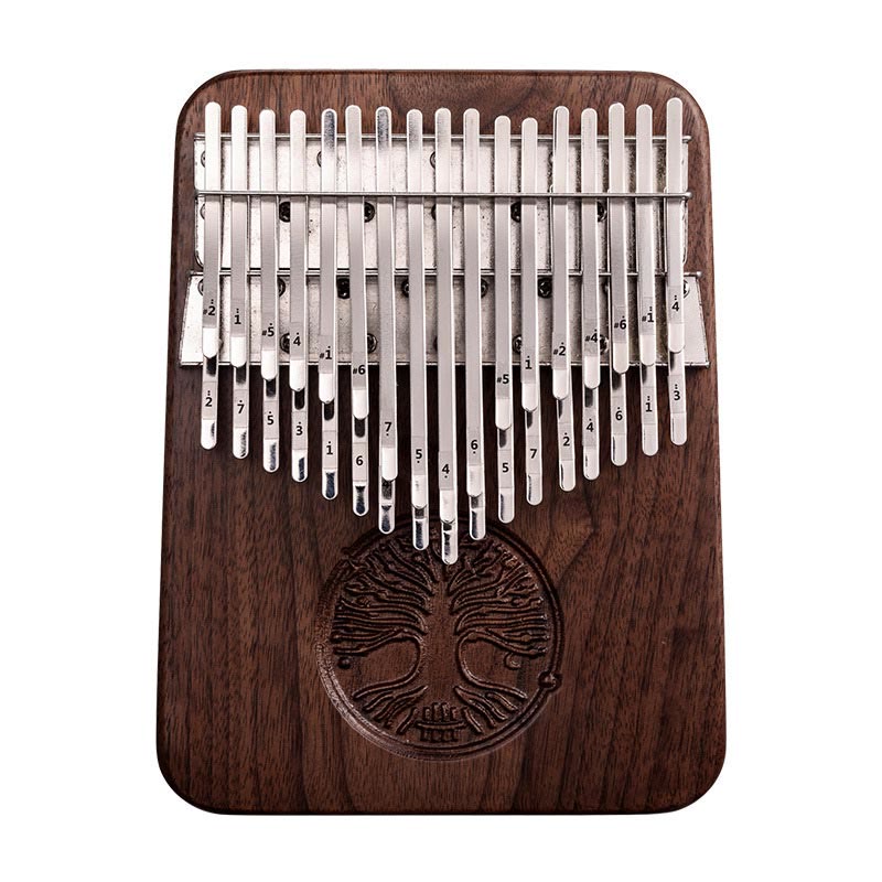 Buddha Stones Kalimba 34 Keys Thumb Piano Tree of Life Design Portable Finger Marimba Piano - image 3