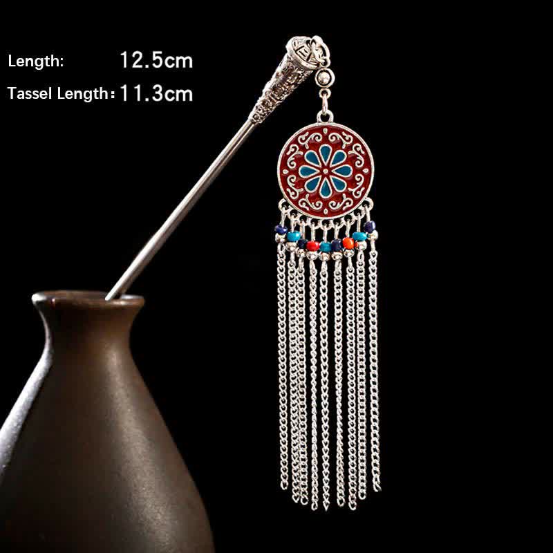 Water Drop Lily of the Valley Flowers Tassels Confidence Hairpin - image 31