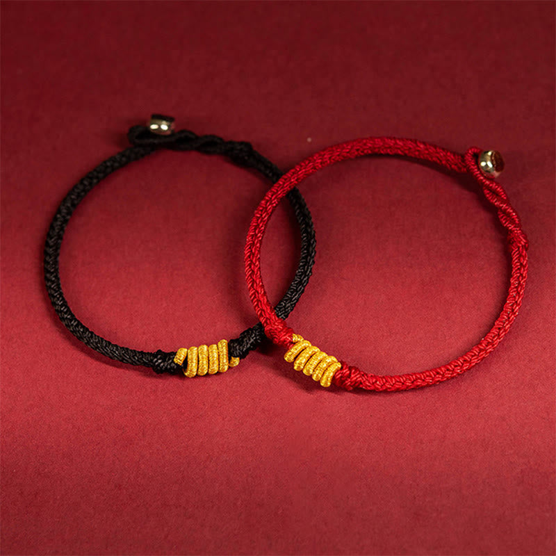 Buddha Stones Handcrafted King Kong Knot Luck Protection Braid Rope Bracelet - image 1