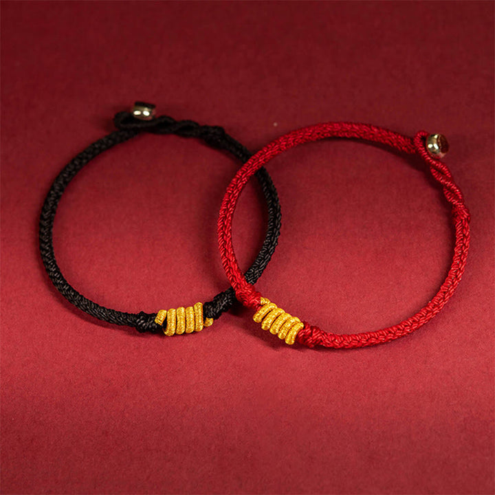 Buddha Stones Handcrafted King Kong Knot Luck Protection Braid Rope Bracelet - image 1