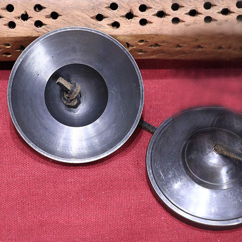 Buddha Stones Tibetan Tingsha Bell Copper Luck Decoration With Bag - image 5