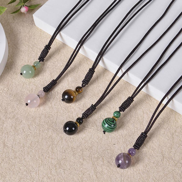 Buddha Stones Tibetan Jade Harmony Necklace - image 14