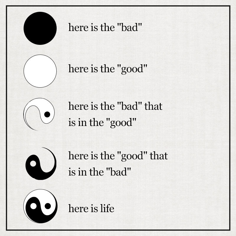 Buddha Stones 2pcs Yin Yang Hematite Couple Bracelet - image 4