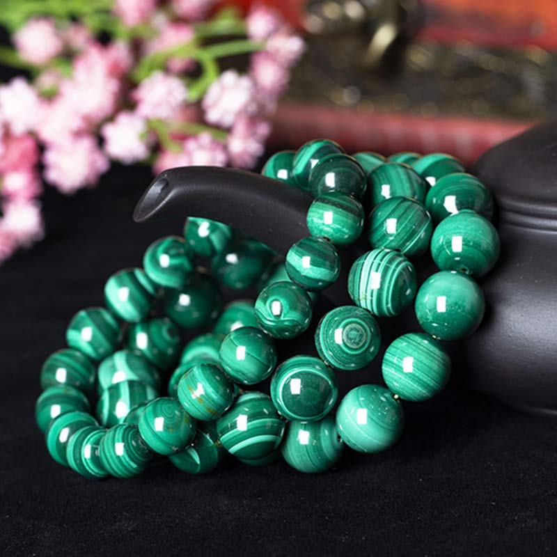 Buddha Stones Natural Malachite Protection Calmness Bracelet - image 18