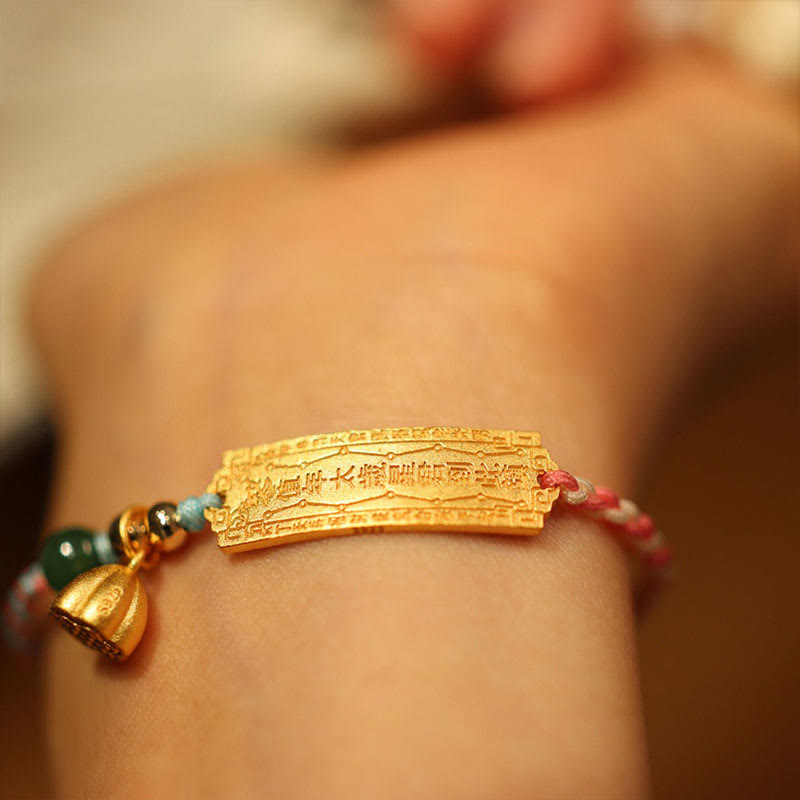 Buddha Stones 925 Sterling Silver Handmade Multicolor String Protection Luck Charm Braid Bracelet - image 3