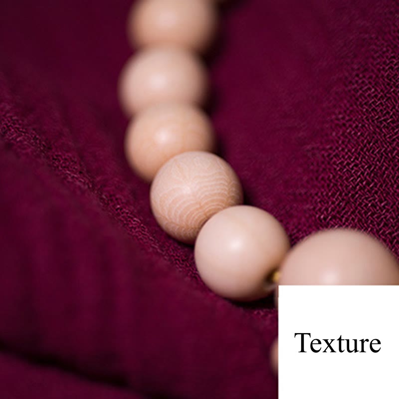 Buddha Stones Natural Abelia Biflora Wood Blessing Wrist Mala - image 6