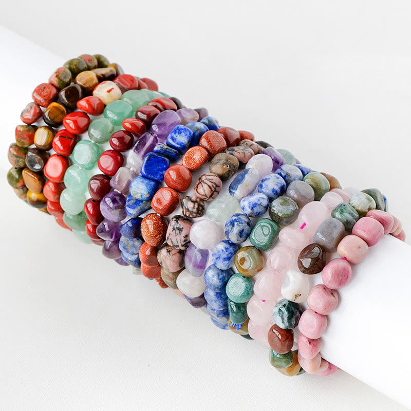 Natural Irregular Shape Crystal Stone Spiritual Awareness Bracelet - image 0