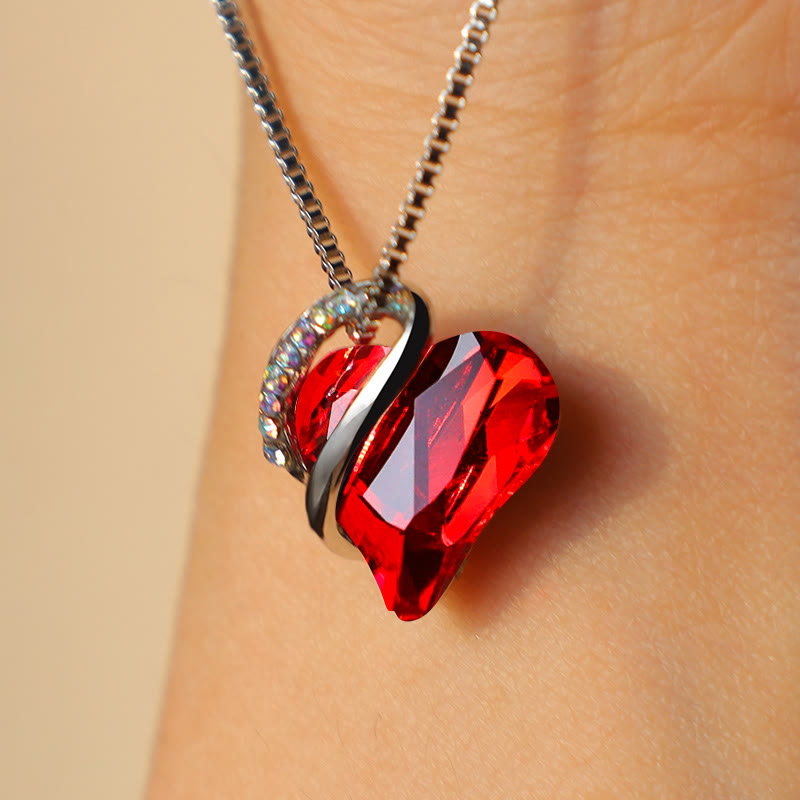 Buddha Stones Love Heart Birthstone Healing Energy Necklace Pendant - image 2