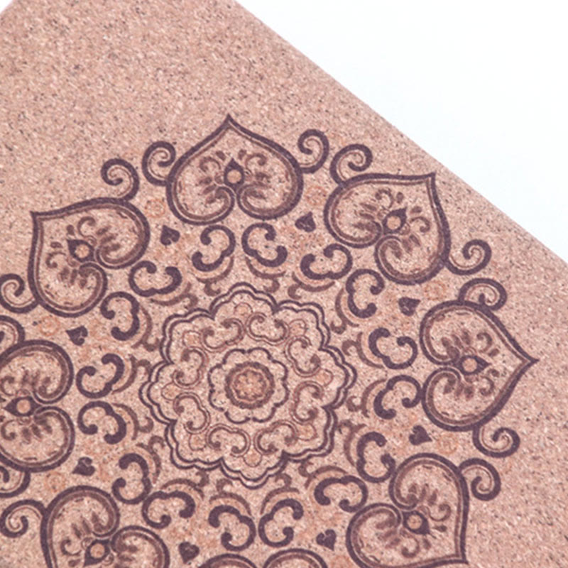 Buddha Stones Tibetan Mandala Mindful Yoga Cork Block - image 13