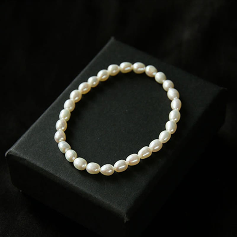 Buddha Stones Natural Pearl Healing Beaded Bracelet - image 16