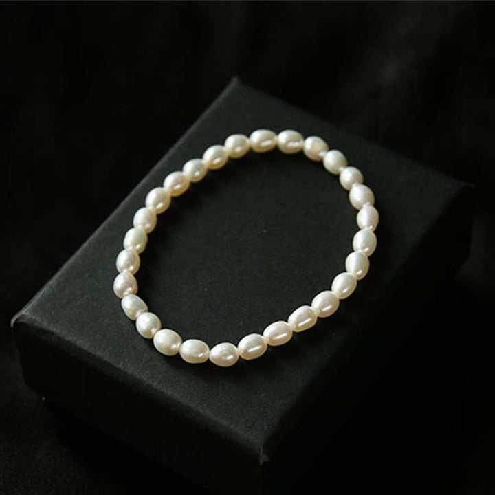 Buddha Stones Natural Pearl Healing Beaded Bracelet - image 16