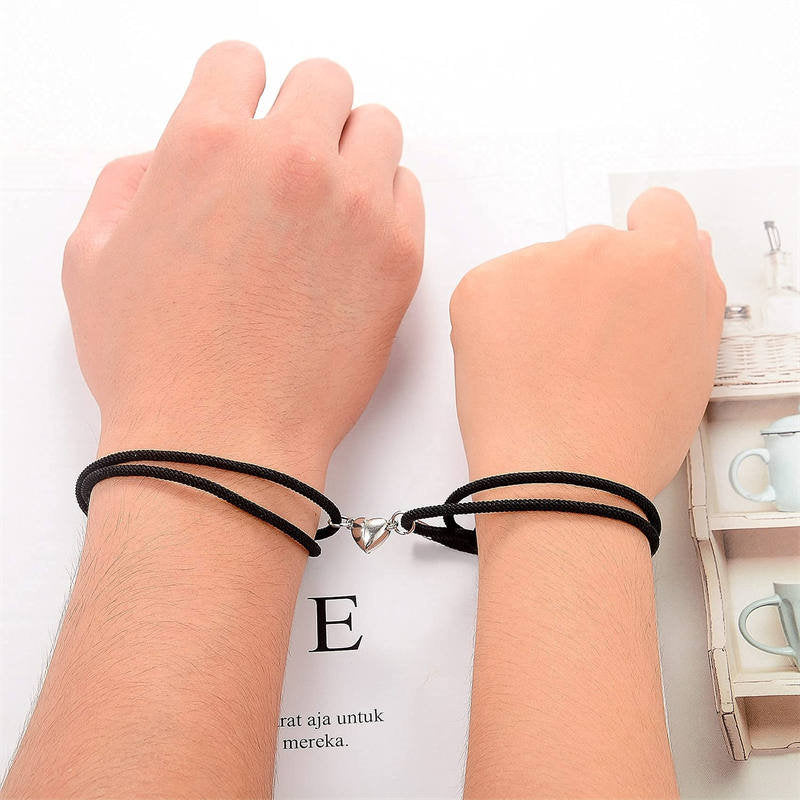 2Pcs Love Magnetic Couple String Strength Bracelet - image 16