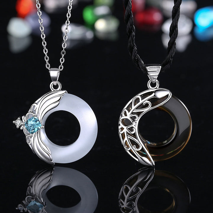 Love Wings Copper Luck Healing Necklace Pendant - image 0