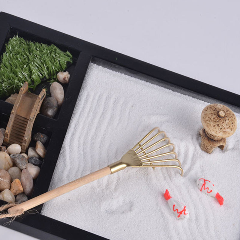 Buddha Stones Koi Fish Small Bridge Calm Peace Meditation Zen Garden Decoration - image 5