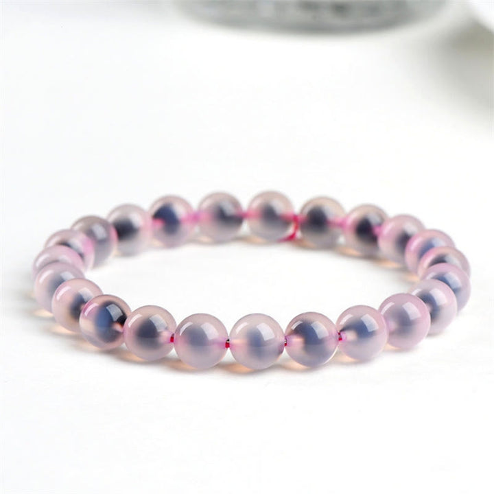 Buddha Stones Natural Colorful Candy Agate Harmony Strength Bead Bracelet - Pink Candy Agate - 10mm(19 Beads) - image 6