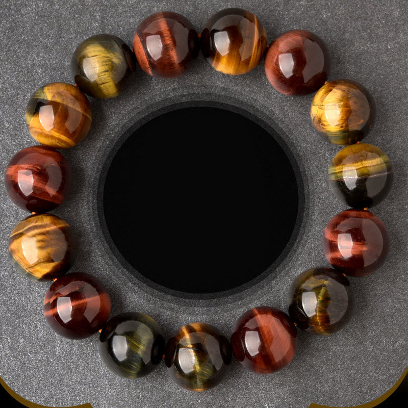 Buddha Stones Natural Tiger Eye Positive Protection Bracelet - image 3