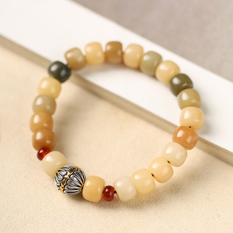 Buddha Stones Natural Bodhi Seed The Lord of the Corpse Forest Om Mani Padme Hum Wisdom Bracelet - image 16