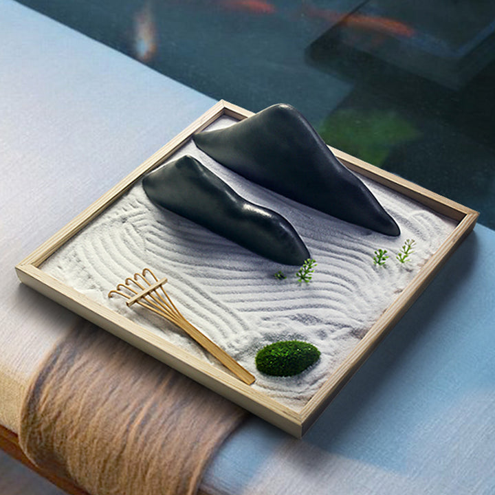 Buddha Stones Rocks Landscape Meditation Enlightenment Zen Garden Decoration - image 0