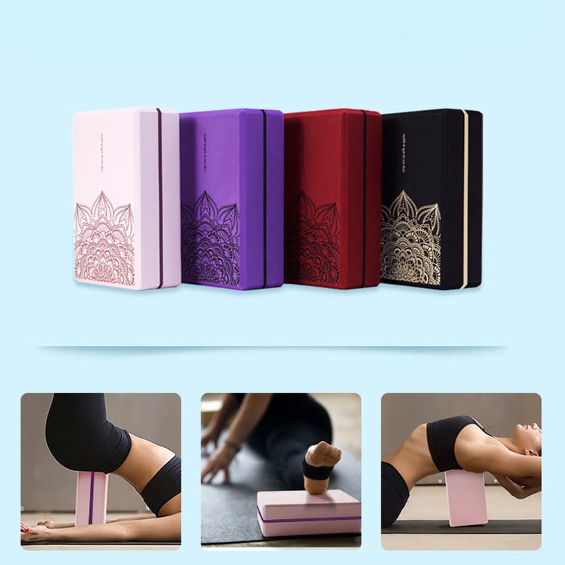 Buddha Stones Tibetan Mandala Mindful Soft Non-Slip Foam Yoga Block - image 14