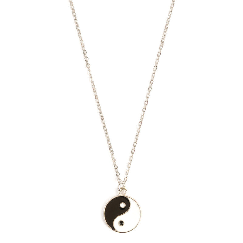 Buddha Stones 2Pcs Yin Yang Harmony Balance Necklace Pendant - image 4