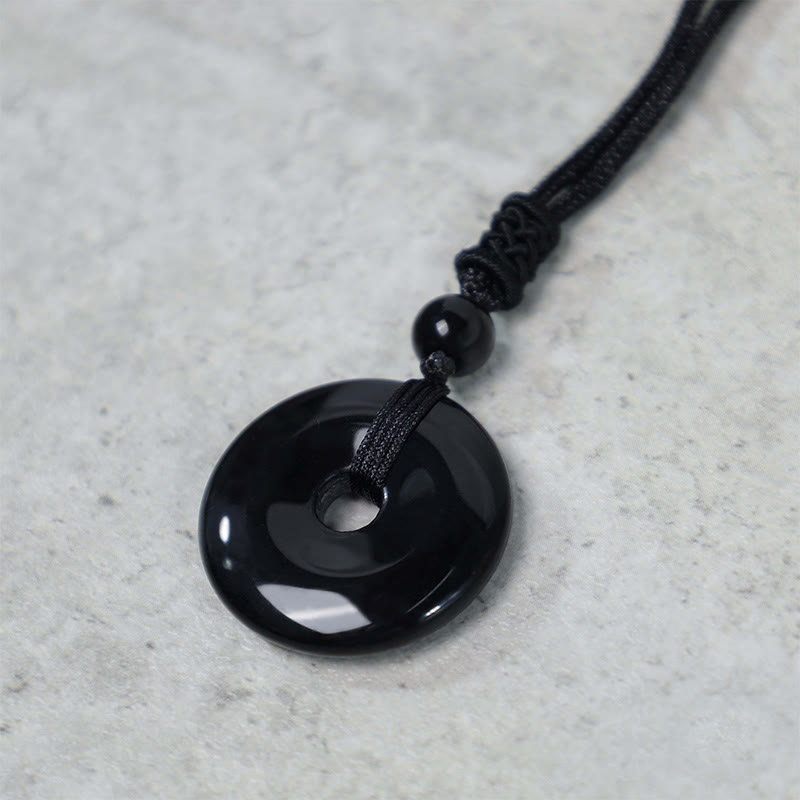 Buddha Stones Lucky Coin Pendant Healing Crystal Gemstone Necklace - image 15