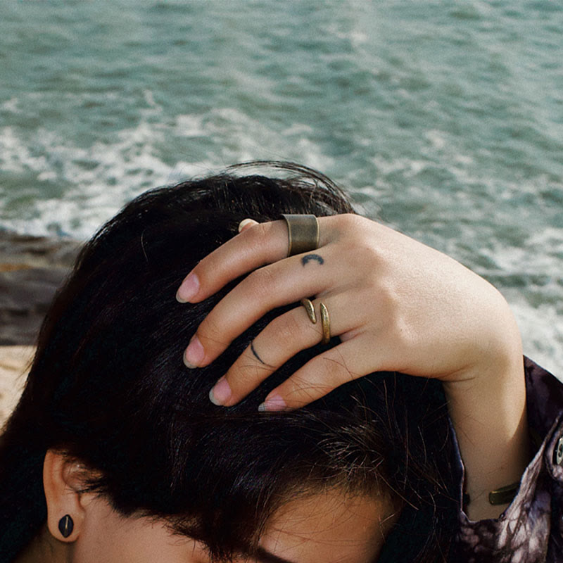 Buddha Stones Simple Design Copper Luck Adjustable Ring - image 10