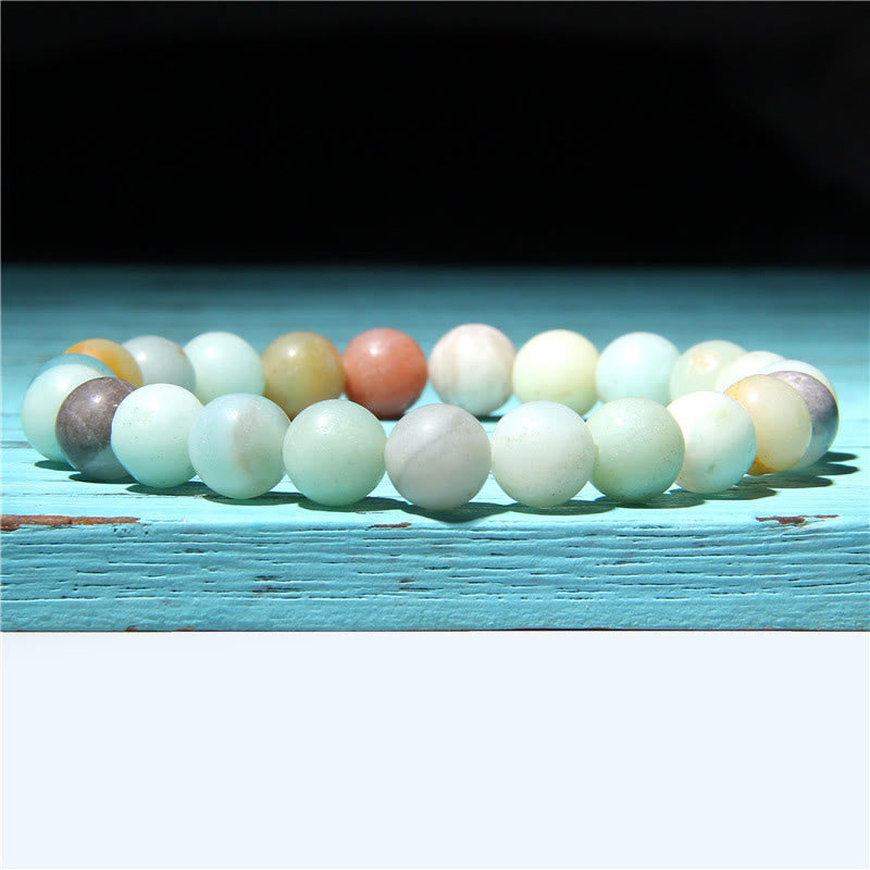 Natural Agate Stone Crystal Balance Beaded Bracelet - image 15