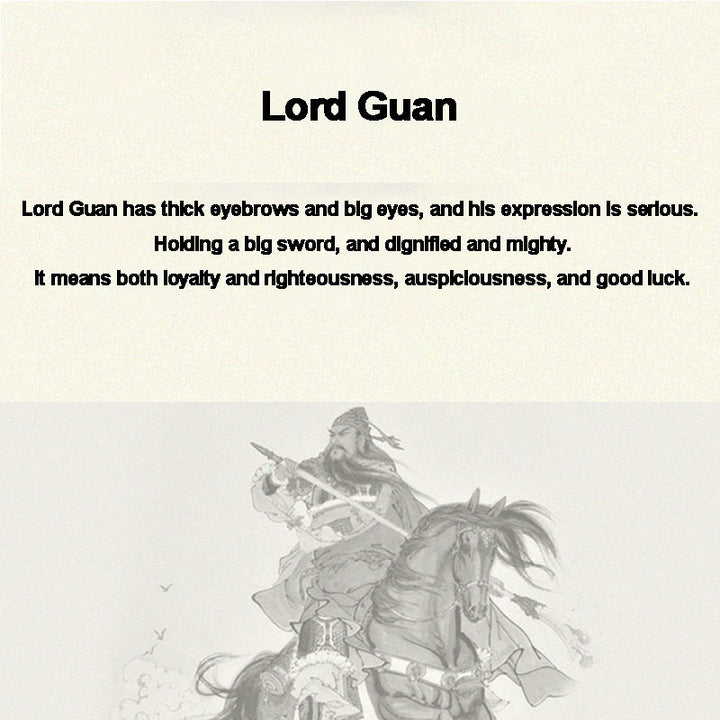 Natural Jade Guan Gong Amulet Wealth Necklace Pendant - image 8