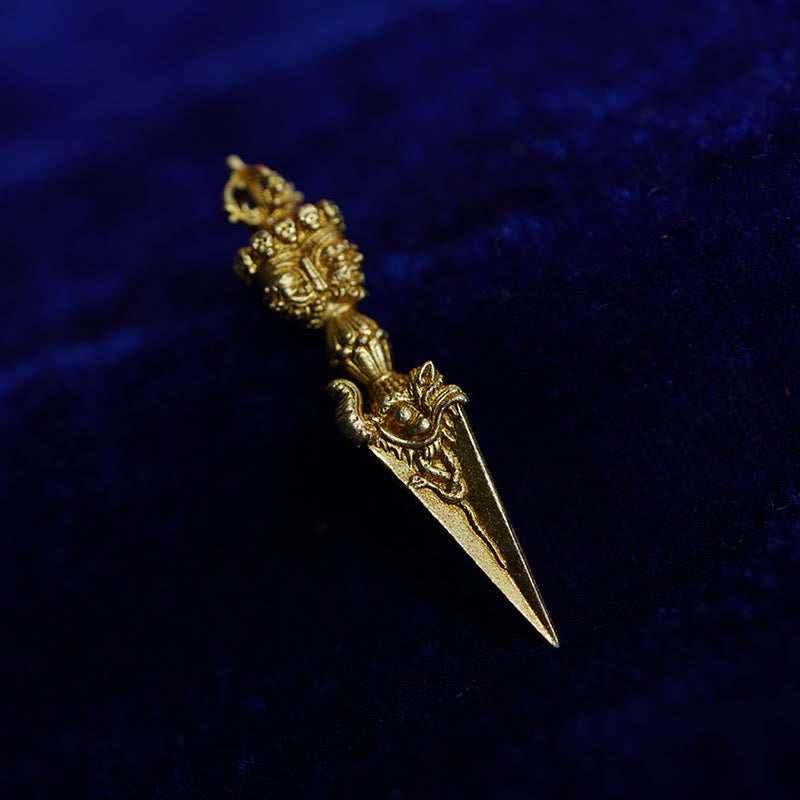 Buddha Stones Tibet Dorje Vajra Engraved Spiritual Power Pendant Hanging Decoration - image 5