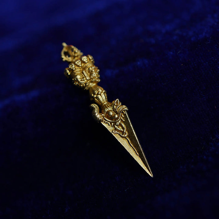 Buddha Stones Tibet Dorje Vajra Engraved Spiritual Power Pendant Hanging Decoration - image 5