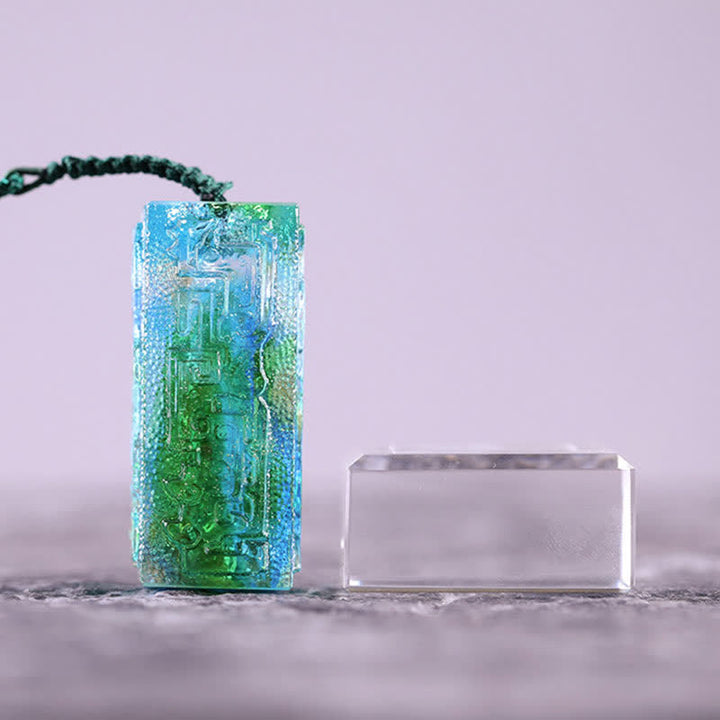 Buddha Stones Feng Shui Handmade Liuli Crystal Art Piece Home Office Decoration - image 9