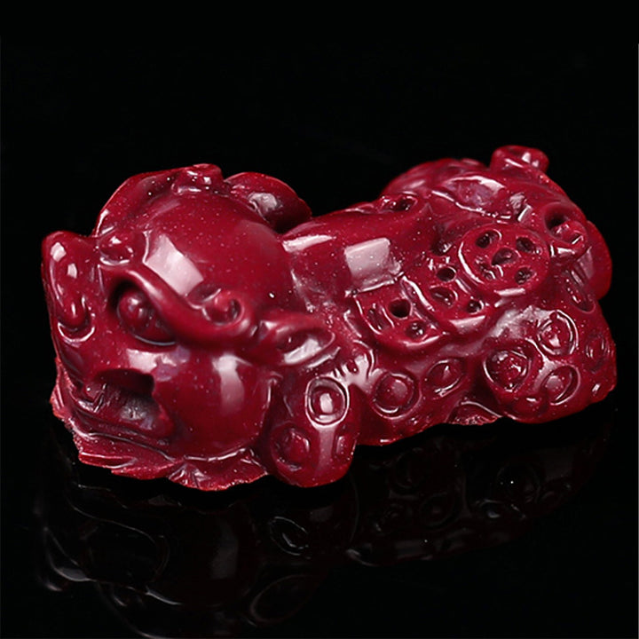 Buddha Stones Tibetan Cinnabar Pixiu Calm Bracelet - image 4
