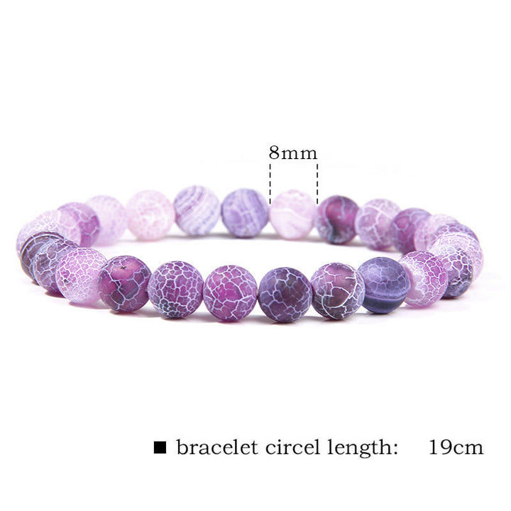 Natural Agate Stone Crystal Balance Beaded Bracelet - image 57