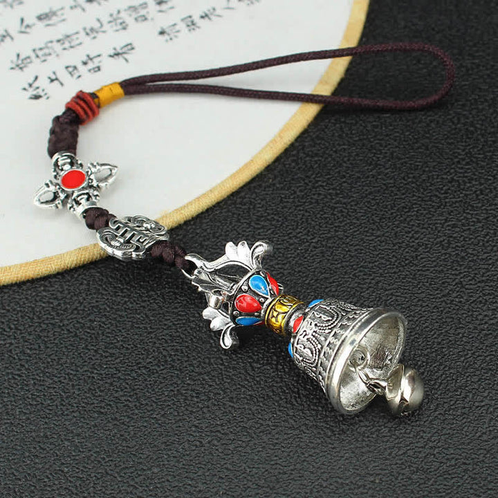 Tibet Om Mani Padme Hum Vajra Dorje Spiritual Car Hanging Decoration - Vajra Bell - image 8