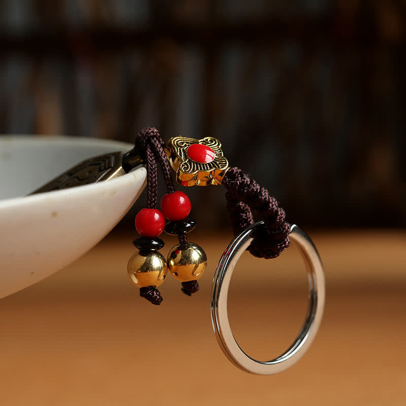 Feng Shui Bagua Yin Yang Balance Peace Keychain - image 5