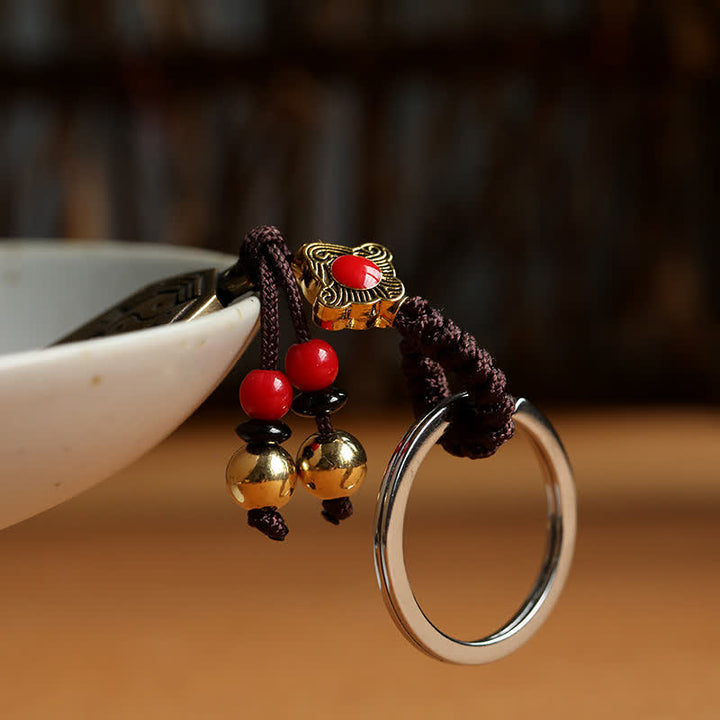 Feng Shui Bagua Yin Yang Balance Peace Keychain - image 5