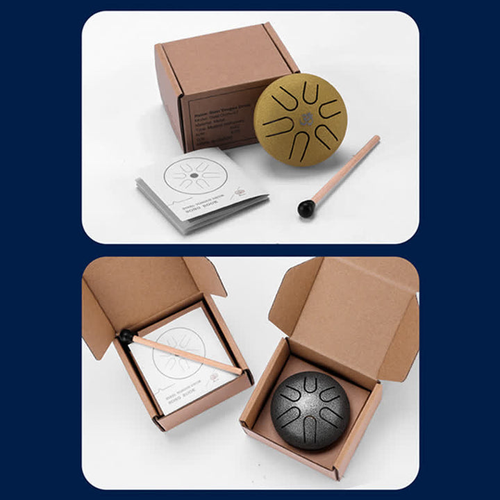 Mini Steel Tongue Drum 3 Inch Sound Healing Drum Kit - image 12