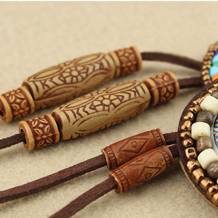 Buddha Stones Mandala Pattern Beads Creativity Necklace Pendant - image 12