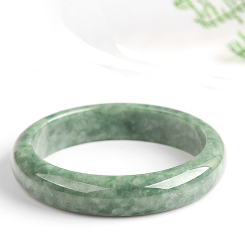 Buddha Stones Natural Jade Luck Wealth Bangle Bracelet - image 7