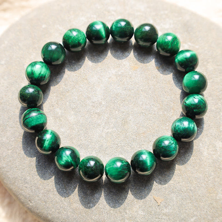 Buddha Stones Tiger Eye Growth Healing Energy Bracelet - Tiger Eye - 10mm - image 14
