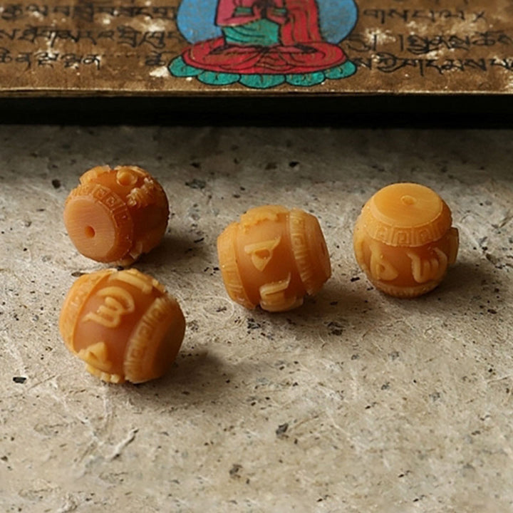 Buddha Stones Tibet 108 Mala Beads Bodhi Seed Bagua Vajra Wealth Bracelet - image 10