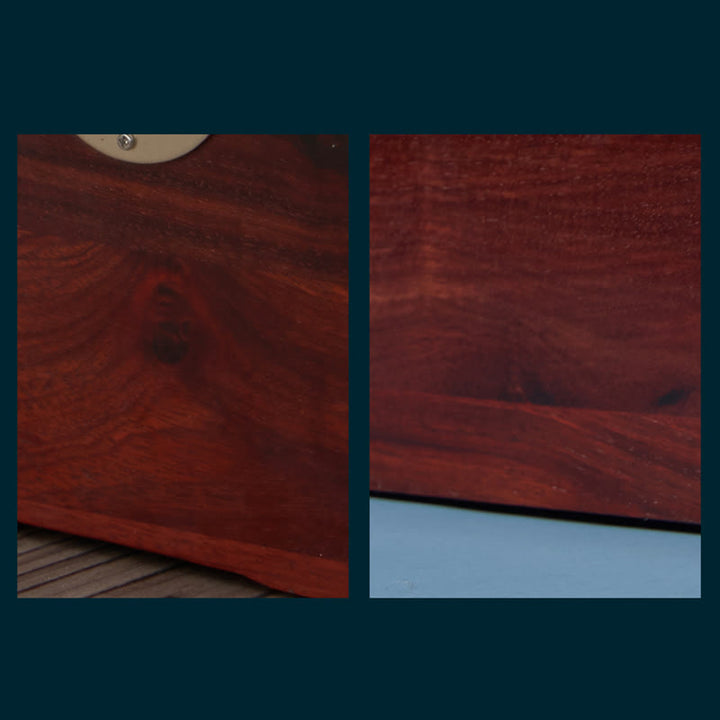 Vintage Handmade Black Walnut Wood Jewelry Storage Box Wooden Gift Box - image 19