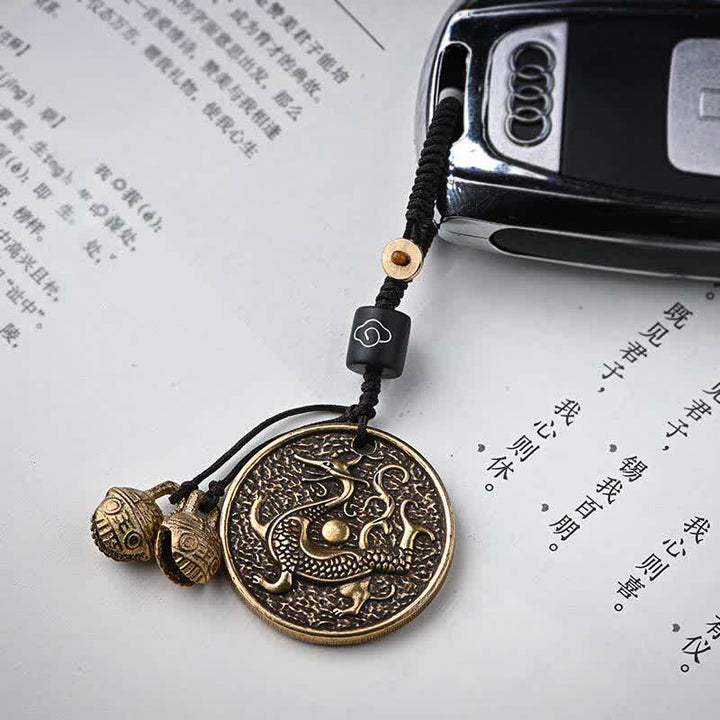 Buddha Stones Four Symbols Azure Dragon White Tiger Vermilion Bird Black Tortoise Key Chain - image 1