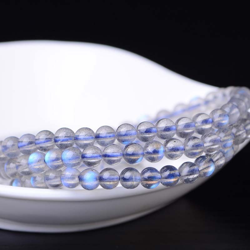 Buddha Stones Natural Moonstone Healing Beads Bracelet - image 5