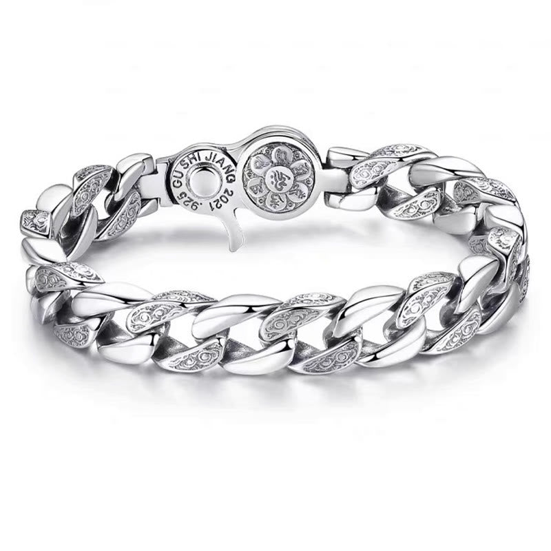 Buddha Stones Tibet Om Mani Padme Hum Double Dorje Vajra Creativity Bracelet - image 4