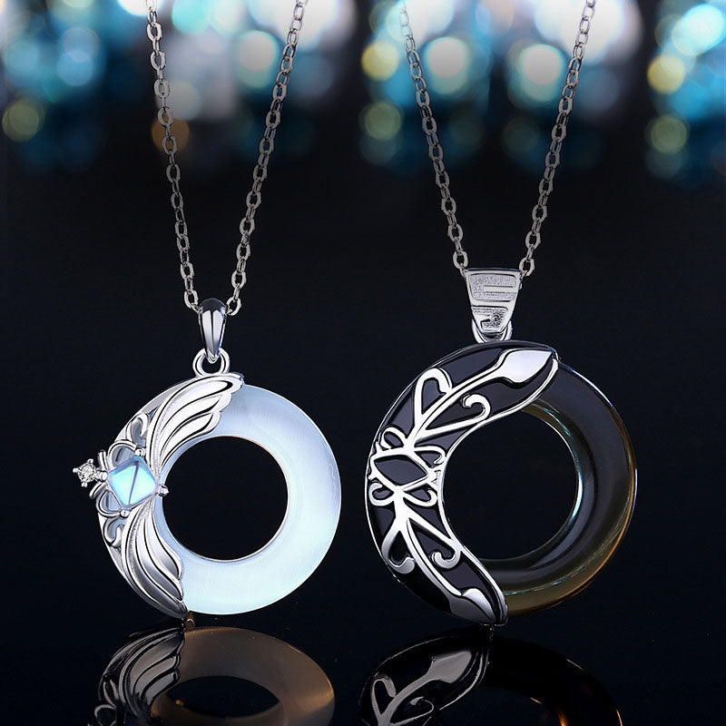 Love Wings Copper Luck Healing Necklace Pendant - image 3