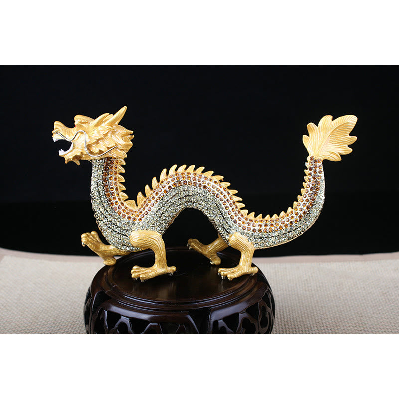 Buddha Stones Handmade Feng Shui Dragon Luck Success Home Decoration - image 5